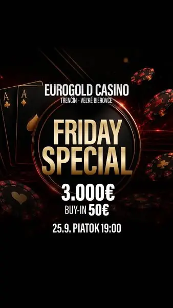 Кадр рекламы Eurogold Casino Trenčín - Veľké Bierovce