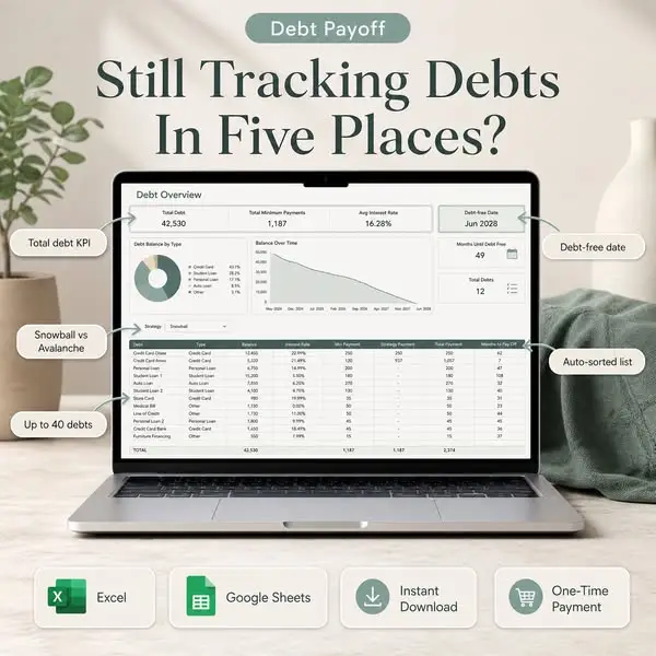 Кадр рекламы Ultimate Budget Planner