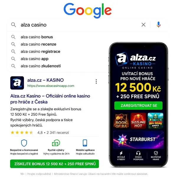 Кадр рекламы Alza Kasino