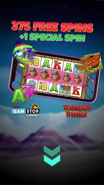 Кадр рекламы Leprechaun Spins