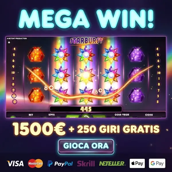 Кадр рекламы Starburst slots