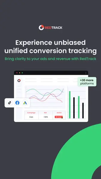 Кадр рекламы RedTrack.io