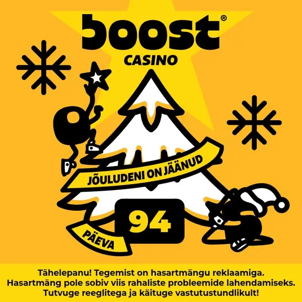 Кадр рекламы BoostCasino Estonia