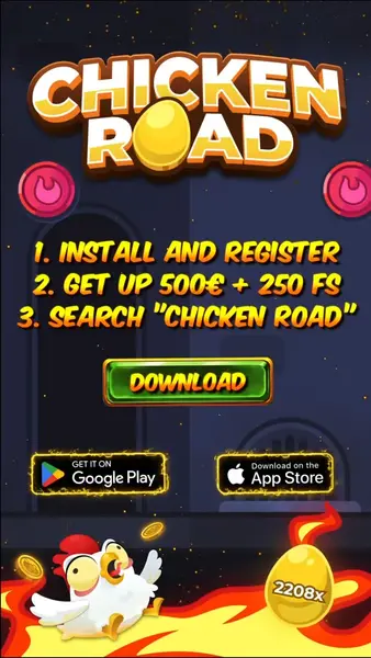 Кадр рекламы Chiken Road