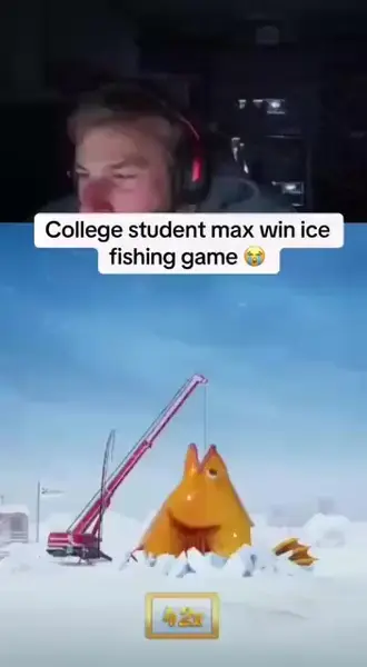 Кадр рекламы Ice Fishing