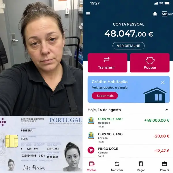 Кадр рекламы Inês Pereira