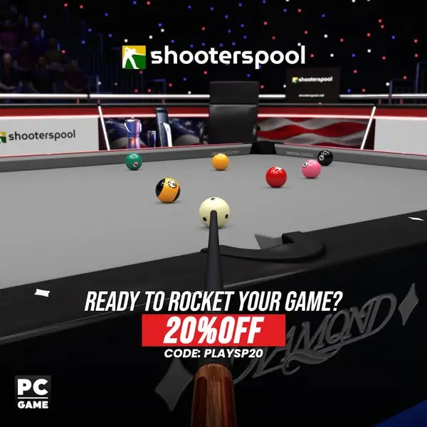 Кадр рекламы shooterspool