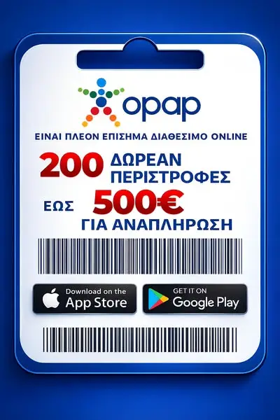 Кадр рекламы Opap Online
