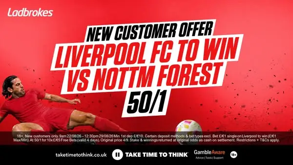 Кадр рекламы Ladbrokes