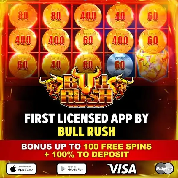 Кадр рекламы Bull Rush Slot