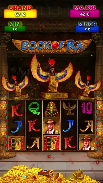 Кадр рекламы Book of Ra