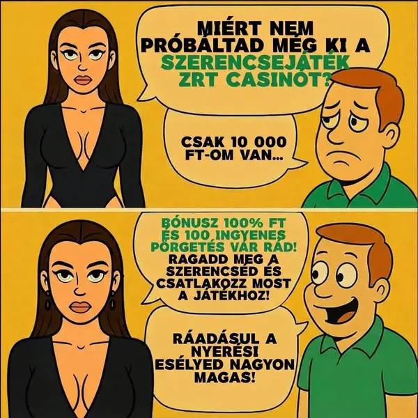 Кадр рекламы Játékszalon