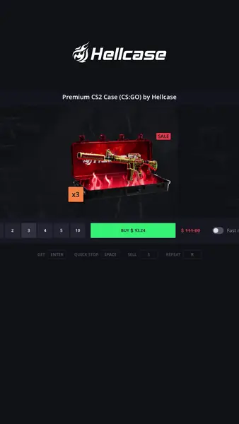 Кадр рекламы CS:GO Hellcase