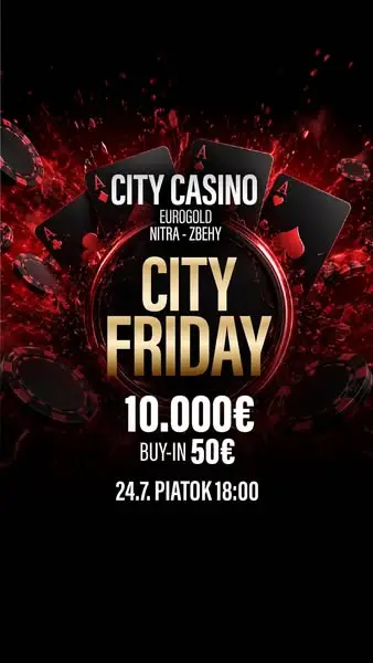 Кадр рекламы City Casino Eurogold Nitra - Zbehy