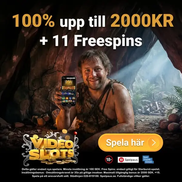 Кадр рекламы Videoslots