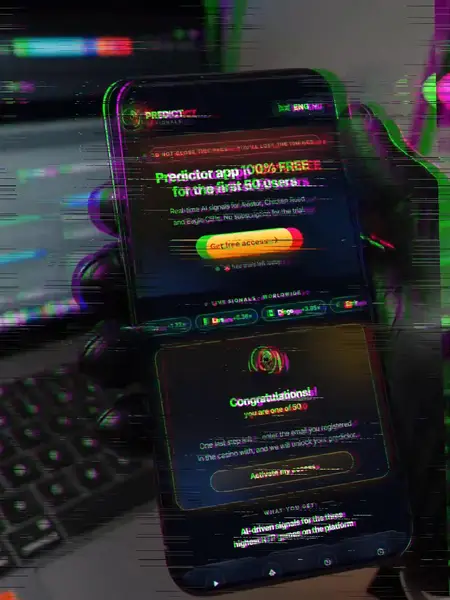 Кадр рекламы Blackwood Predictor