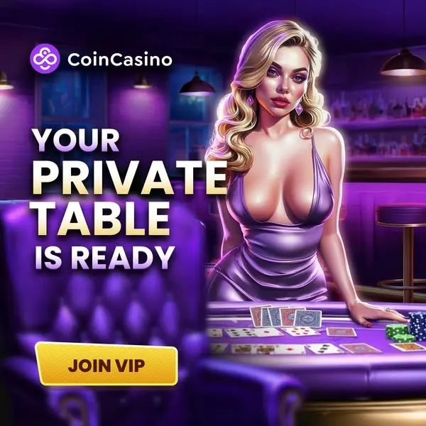 Кадр рекламы CoinCasino