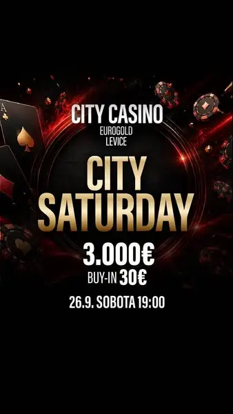 Кадр рекламы City Casino Eurogold Levice