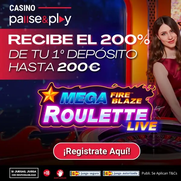 Кадр рекламы Casinopauseandplay.es
