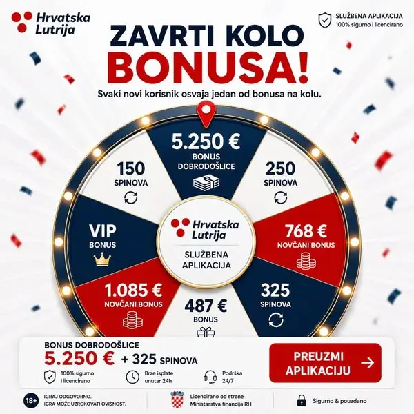 Кадр рекламы Hrvatska Lutrija
