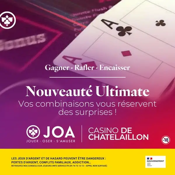 Кадр рекламы Casino JOA Châtelaillon