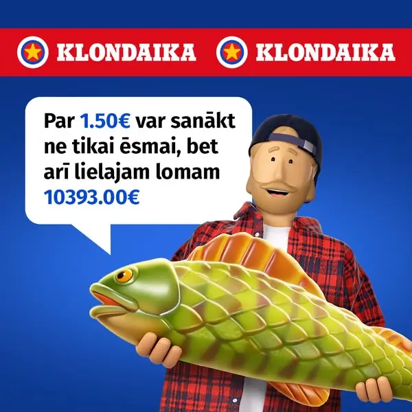 Кадр рекламы Klondaika Latvija
