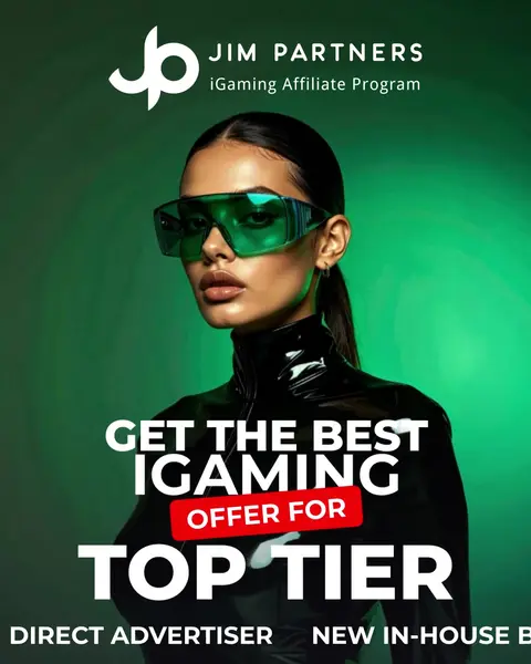 Кадр рекламы JimPartners Gambling Affiliate Program