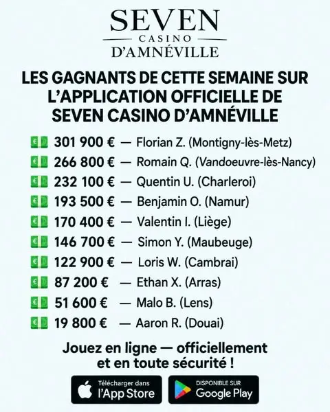 Кадр рекламы Guide Seven Casino d’Amnéville