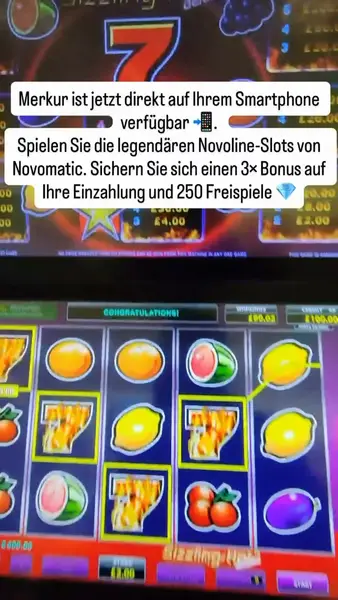 Кадр рекламы Merkur Casino