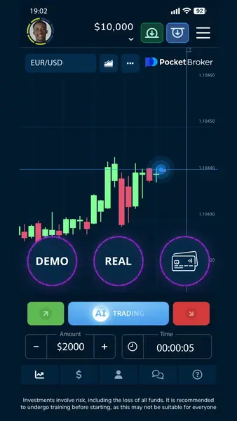 Кадр рекламы Pocket Option