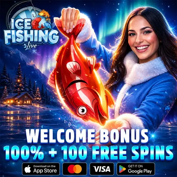 Кадр рекламы Ice Fishing Live