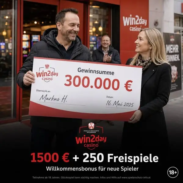 Кадр рекламы Glücks Ticket