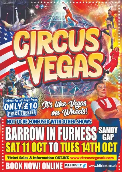 Кадр рекламы Circus Vegas