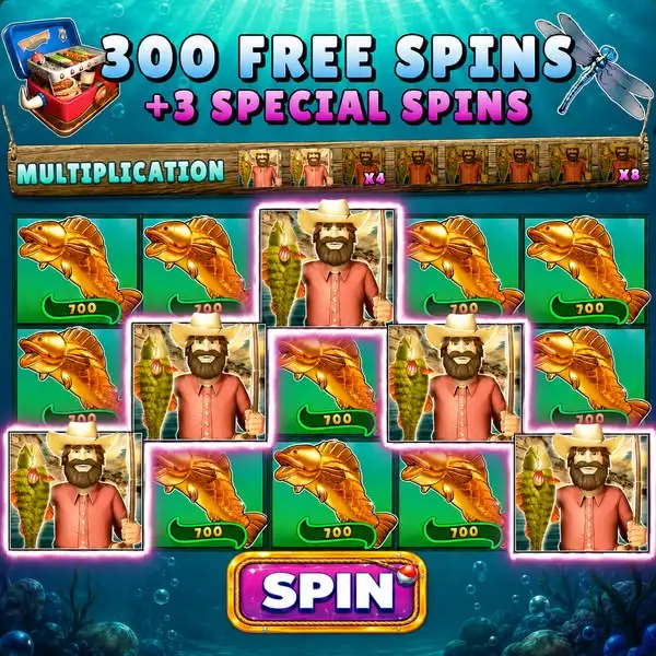 Кадр рекламы LuckySpin1.