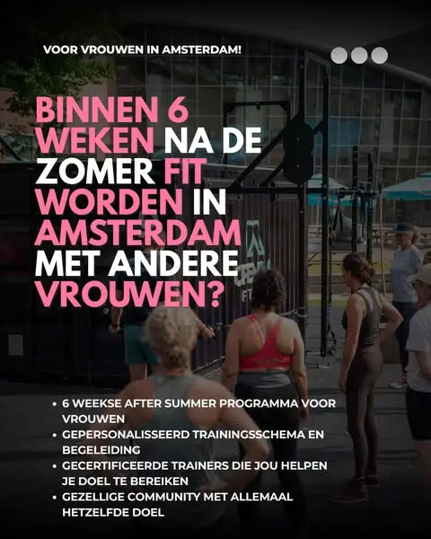Кадр рекламы OpenAir Fitness Amsterdam