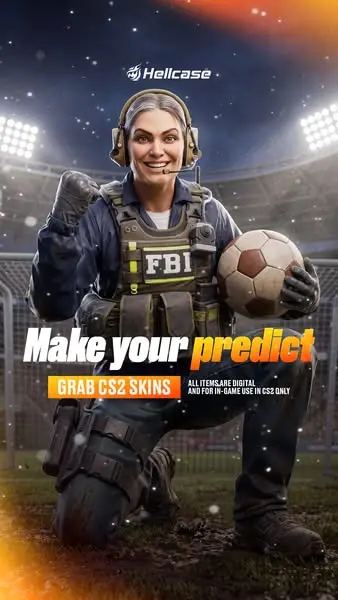 Кадр рекламы CS:GO Hellcase