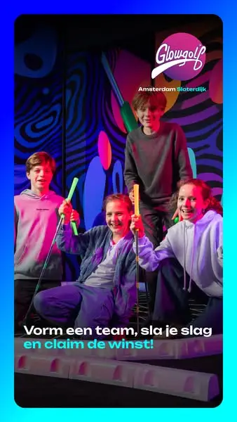 Кадр рекламы GlowGolf Amsterdam Sloterdijk