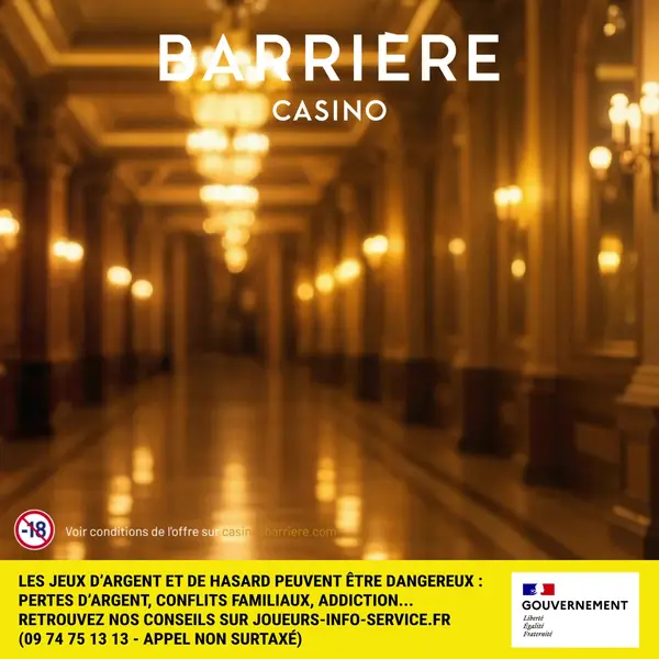 Кадр рекламы Casino Barrière Lille