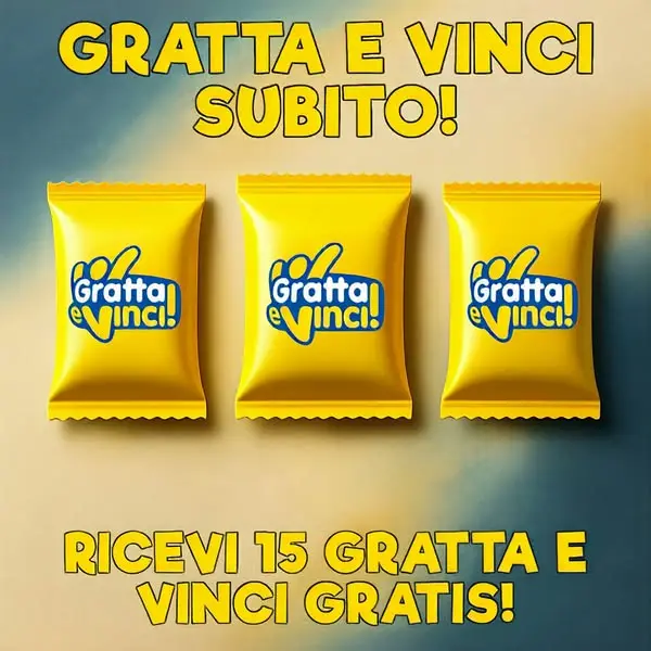 Кадр рекламы Online Gratta e vinci