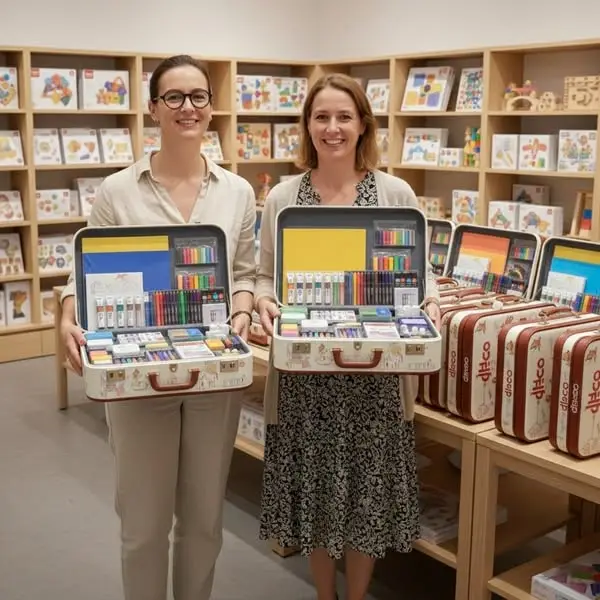 Кадр рекламы Centre d'art pour enfants