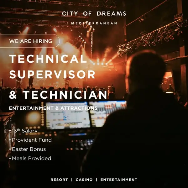 Кадр рекламы City of Dreams Mediterranean