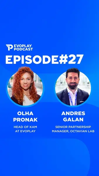 Кадр рекламы Evoplay Podcast