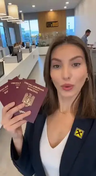 Кадр рекламы Raiffeisen Page