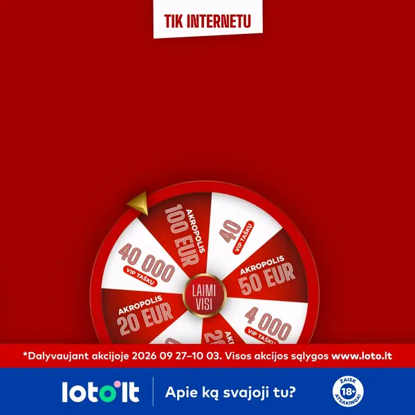 Кадр рекламы Loto.lt