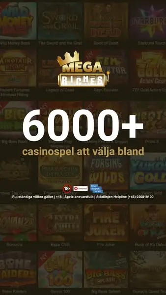 Кадр рекламы Mega Riches