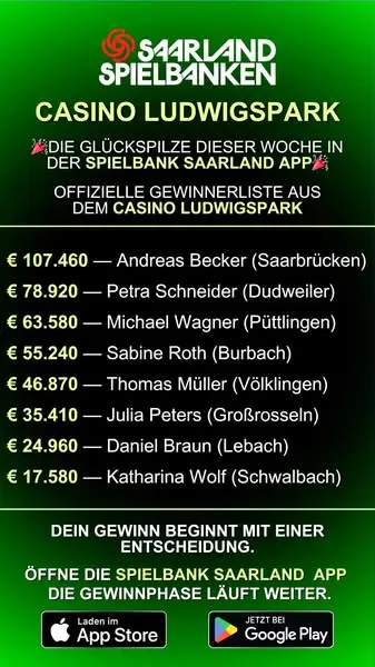 Кадр рекламы Spielbanken Deutschland Online