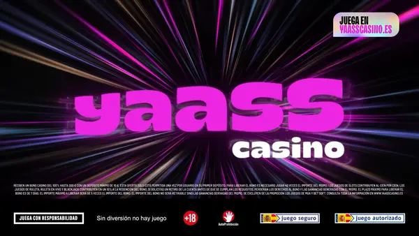 Кадр рекламы Yaass Casino