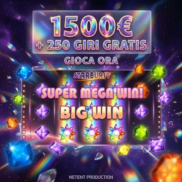 Кадр рекламы Starburst slots
