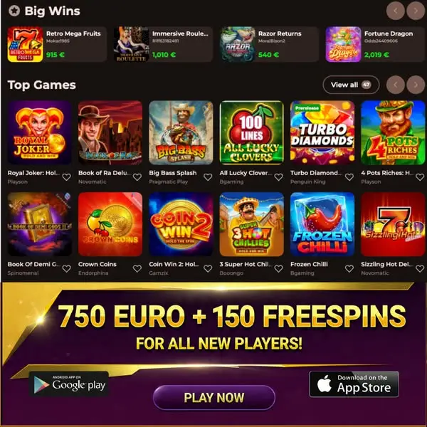 Кадр рекламы Online Slots