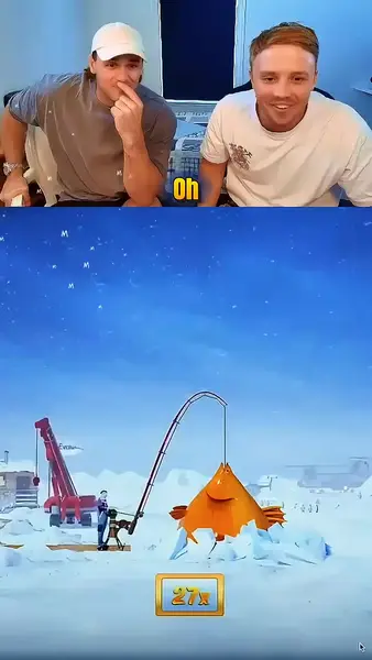 Кадр рекламы Ice Fishing Live